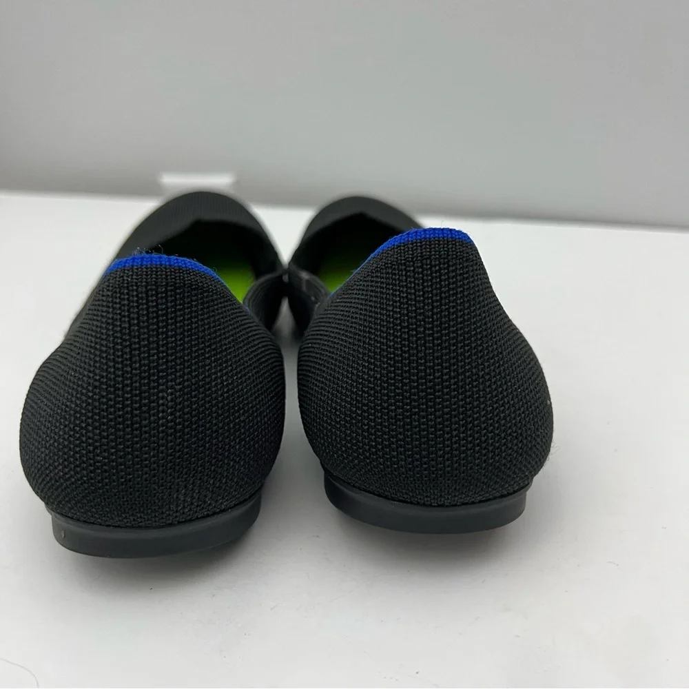 Rothys Round Toe Black Flats